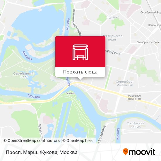 Карта Просп. Марш. Жукова
