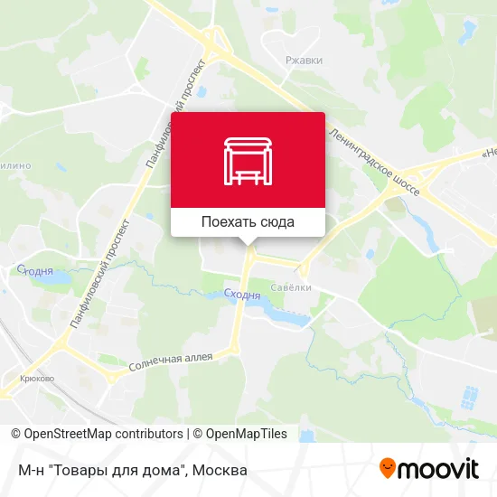 Карта М-н "Товары для дома"