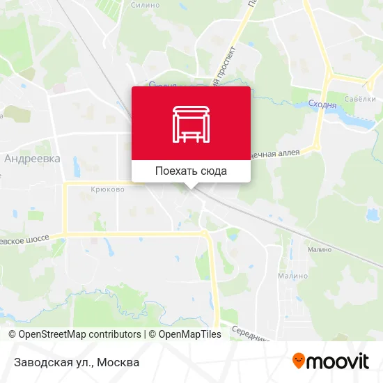 Карта Заводская ул.