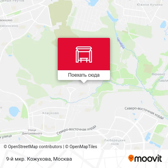 Карта 9-й мкр. Кожухова