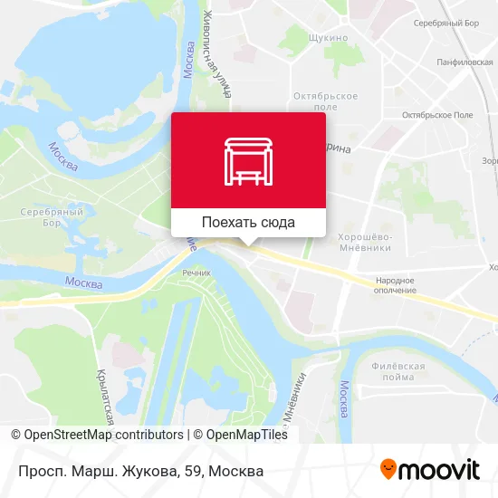 Карта Просп. Марш. Жукова, 59