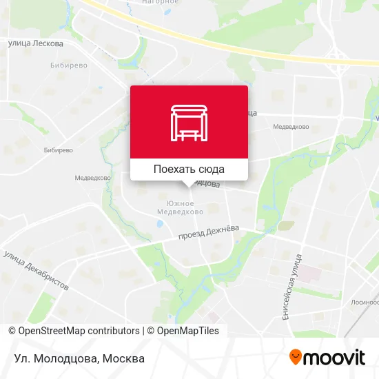 Карта Ул. Молодцова