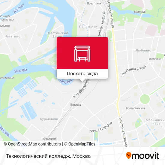 Карта Технологический колледж