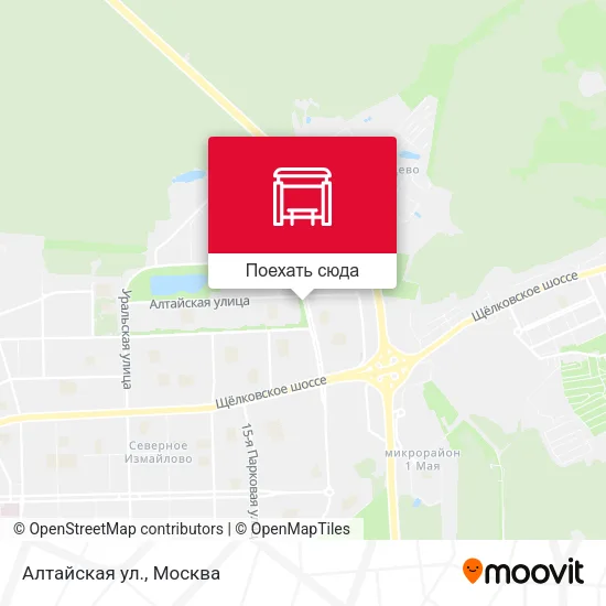 Карта Алтайская ул.