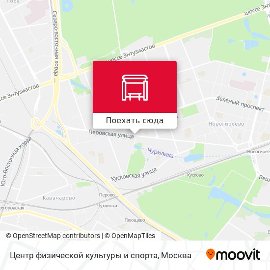 Карта Центр физической культуры и спорта