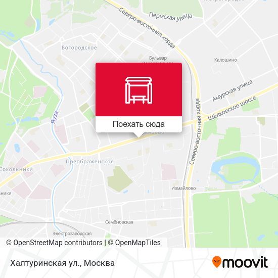 Карта Халтуринская ул.