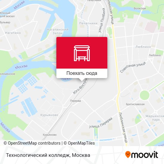 Карта Технологический колледж