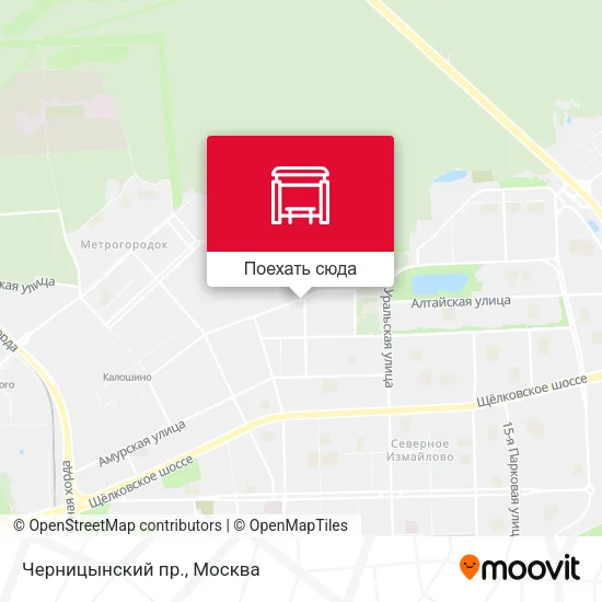 Карта Черницынский пр.