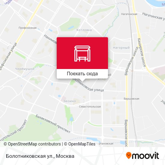 Карта Болотниковская ул.