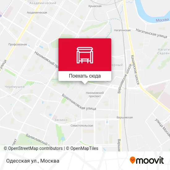 Карта Одесская ул.