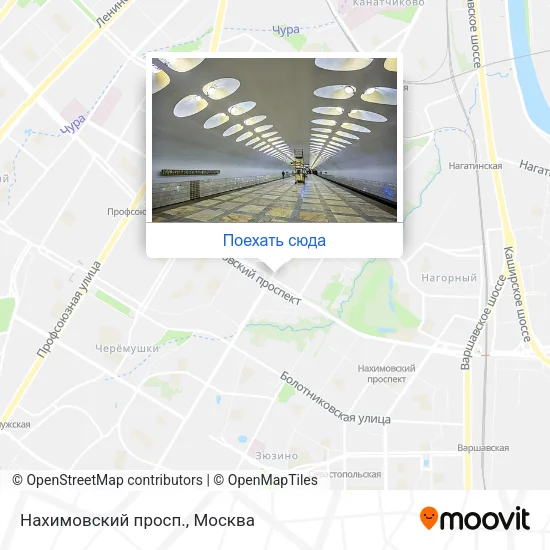 Карта Нахимовский просп.