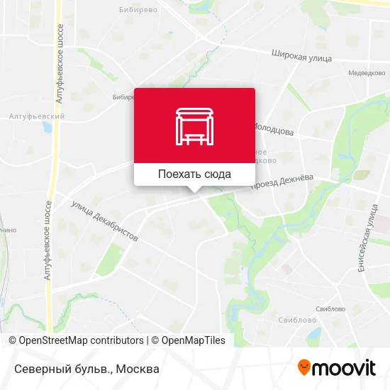 Карта Северный бульв.