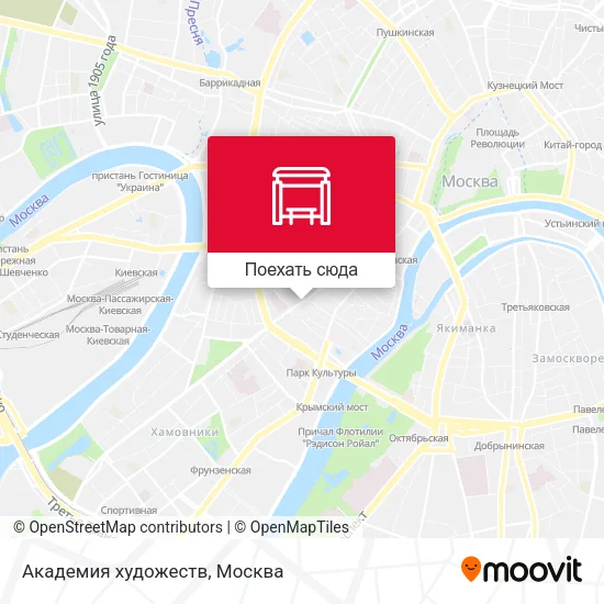 Карта Академия художеств