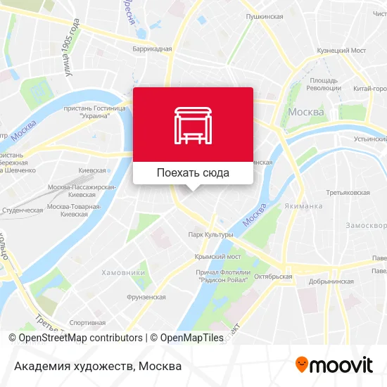 Карта Академия художеств