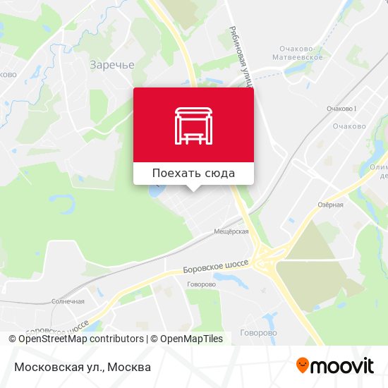 Карта Московская ул.