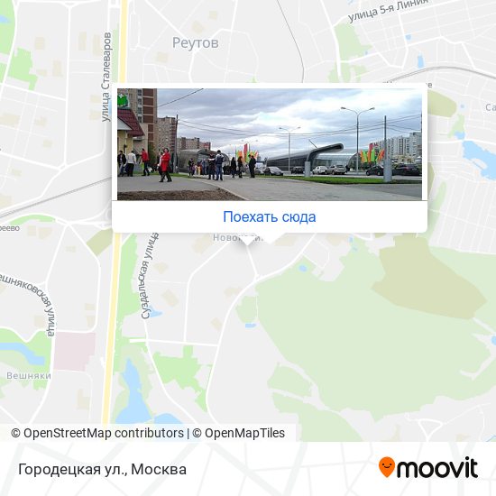 Карта Городецкая ул.