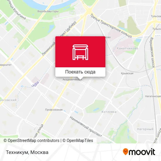 Карта Техникум
