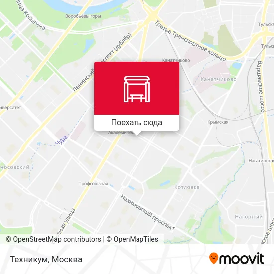 Карта Техникум