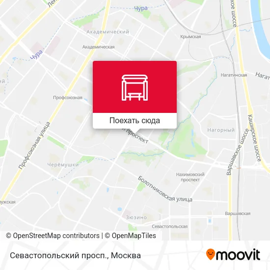 Карта Севастопольский просп.