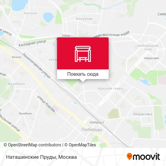 Карта Наташинские Пруды