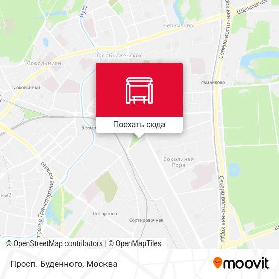 Карта Просп. Буденного