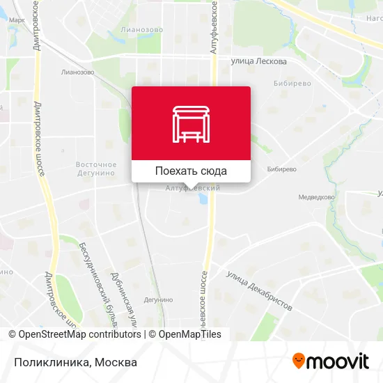 Карта Поликлиника