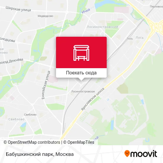 Карта Бабушкинский парк