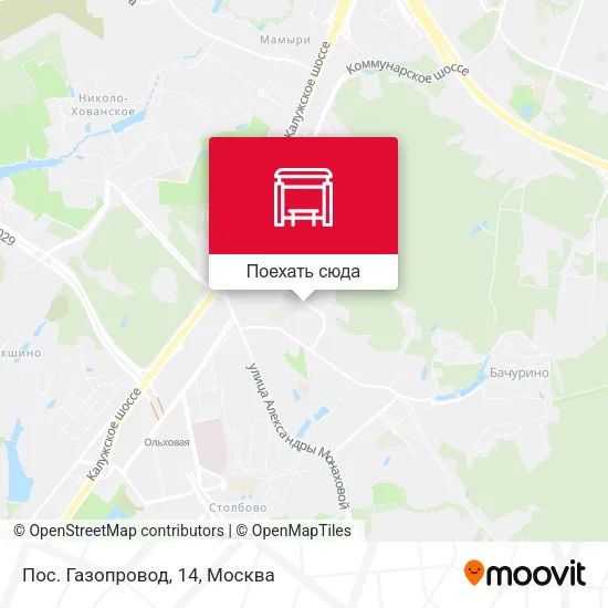 Карта Пос. Газопровод, 14