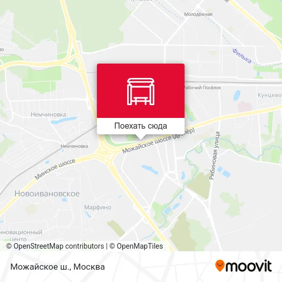 Карта Можайское ш.