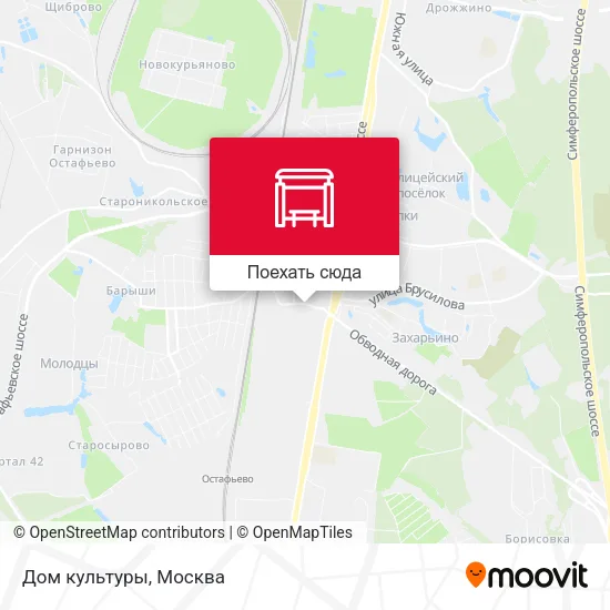 Карта Дом культуры