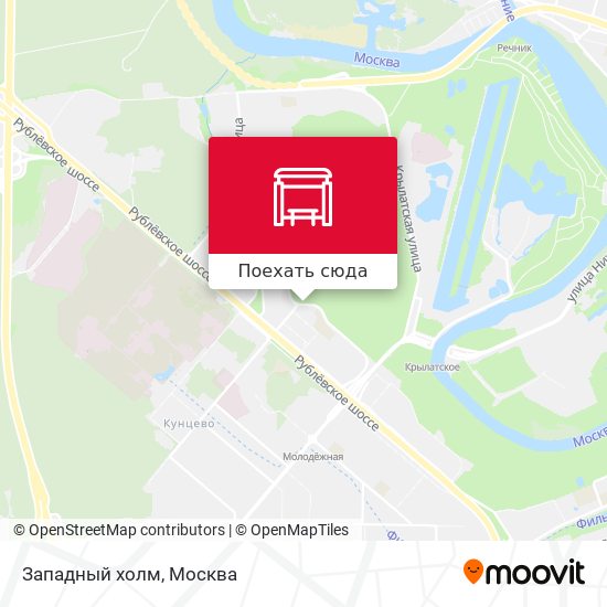 Карта Западный холм