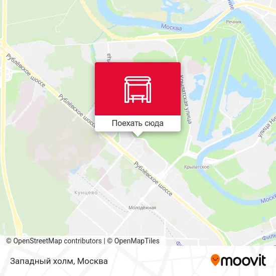 Карта Западный холм