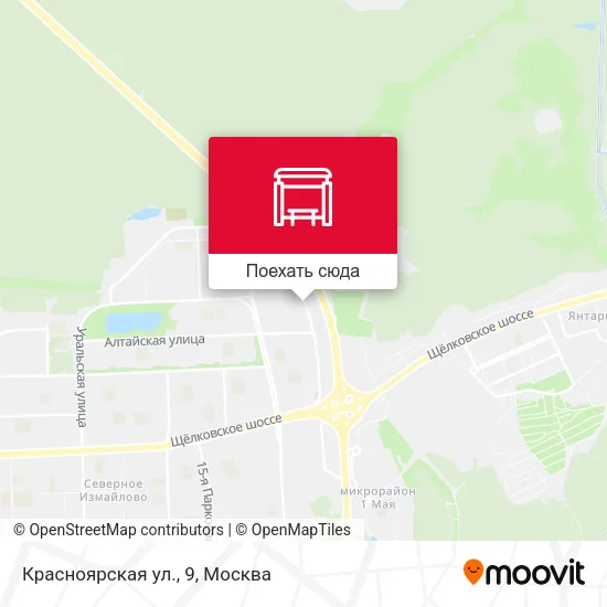 Карта Красноярская ул., 9