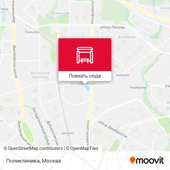 Карта Поликлиника
