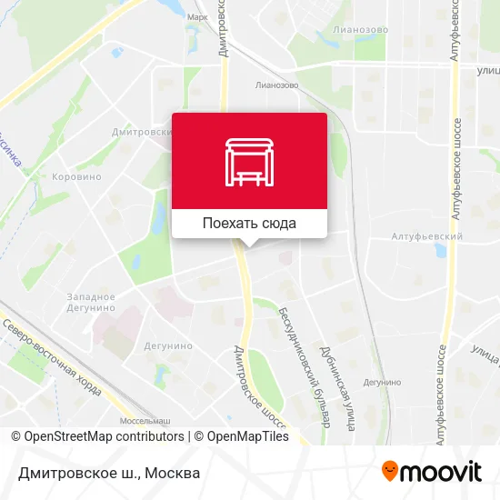 Карта Дмитровское ш.