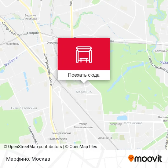 Карта Марфино