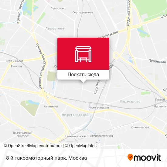 Карта 8-й таксомоторный парк