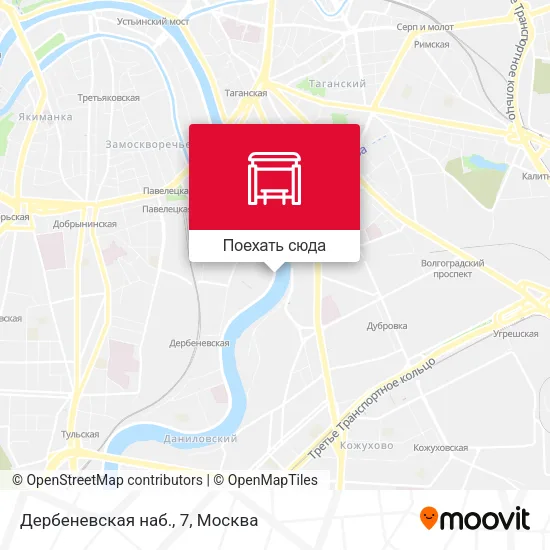 Карта Дербеневская наб., 7