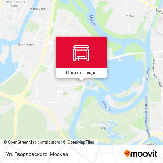 Карта Ул. Твардовского