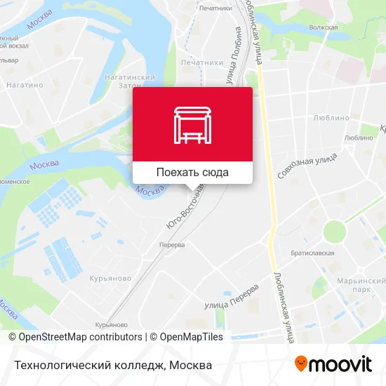 Карта Технологический колледж