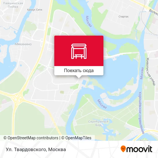 Карта Ул. Твардовского