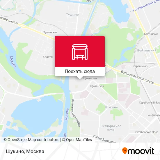 Карта Щукино