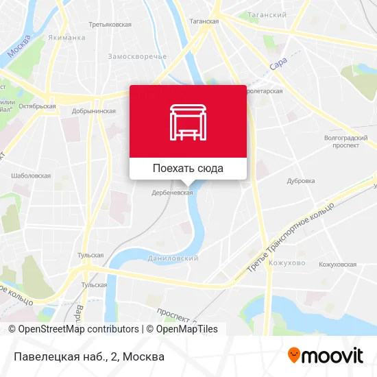 Карта Павелецкая наб., 2