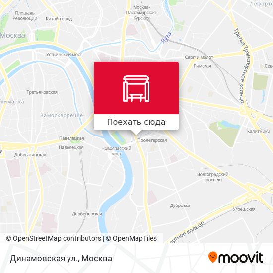 Карта Динамовская ул.