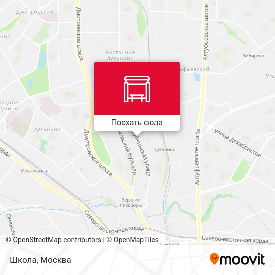 Карта Школа