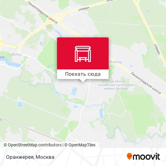 Карта Оранжерея
