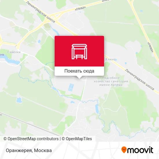 Карта Оранжерея