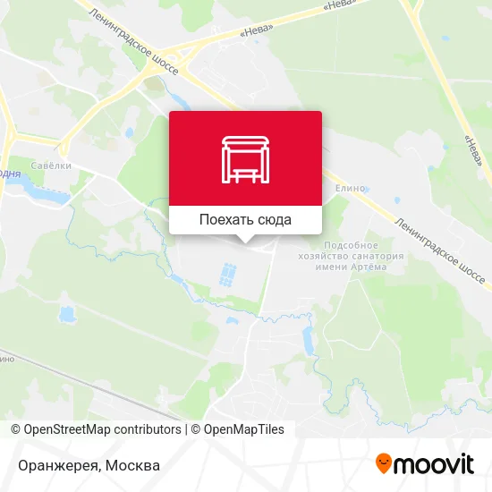 Карта Оранжерея