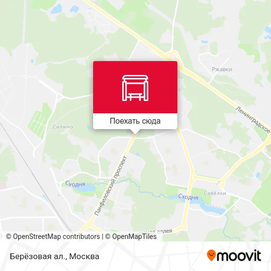 Карта Берёзовая ал.
