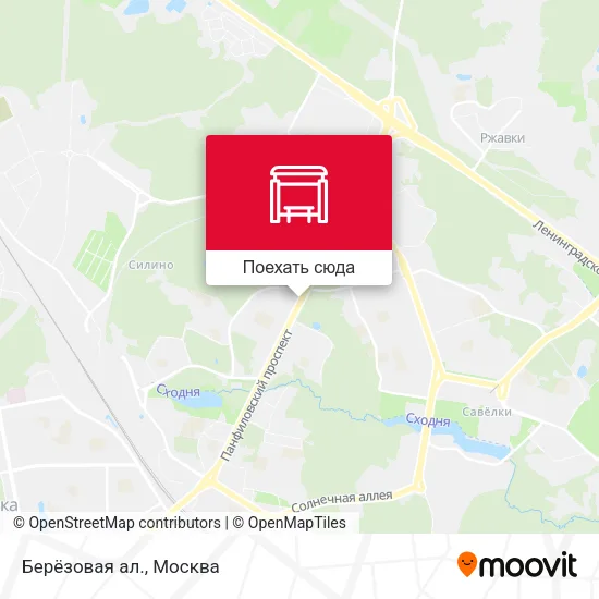 Карта Берёзовая ал.